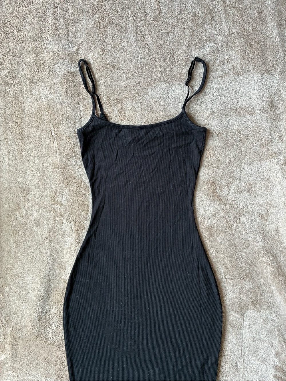 Quince Tencel Rib Knit Maxi Slip Dress